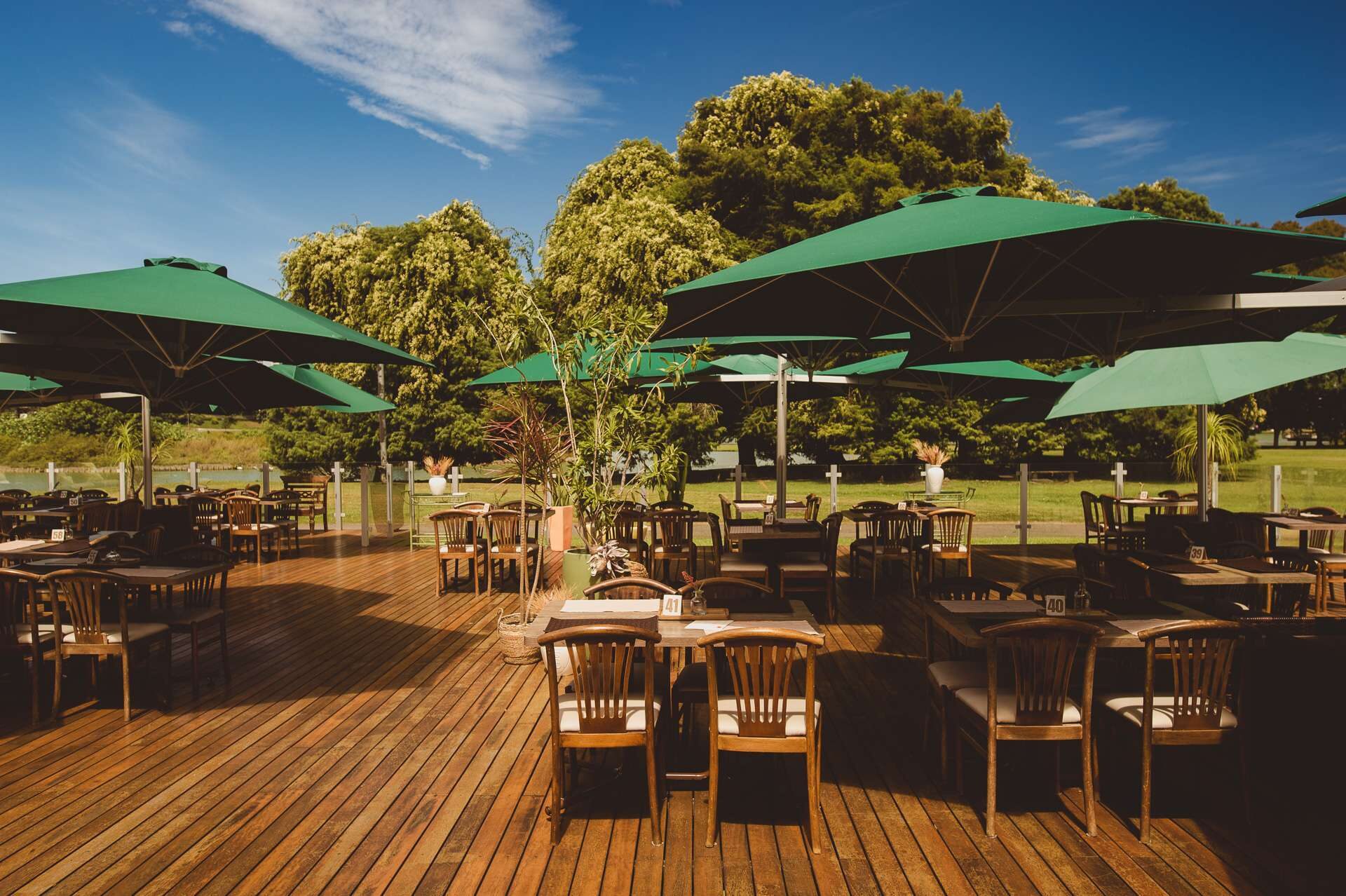 Ambiente externo do Restaurante do Parque Barigui