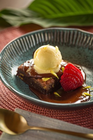 Brownie com Sorvete