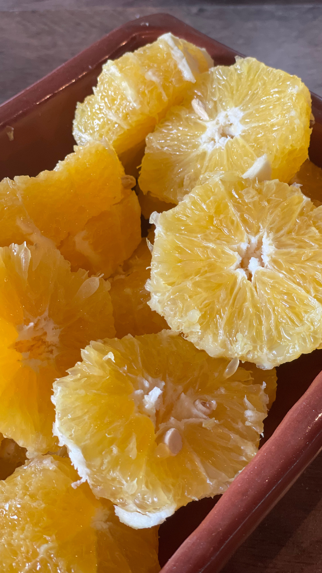 Decoração com laranjas